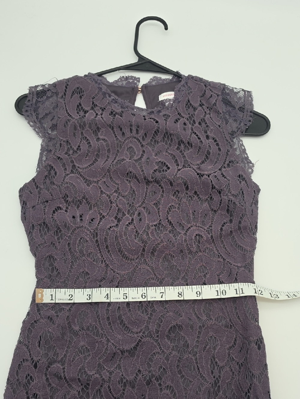 Xhilaration Lace Sheath Dress in Plum
